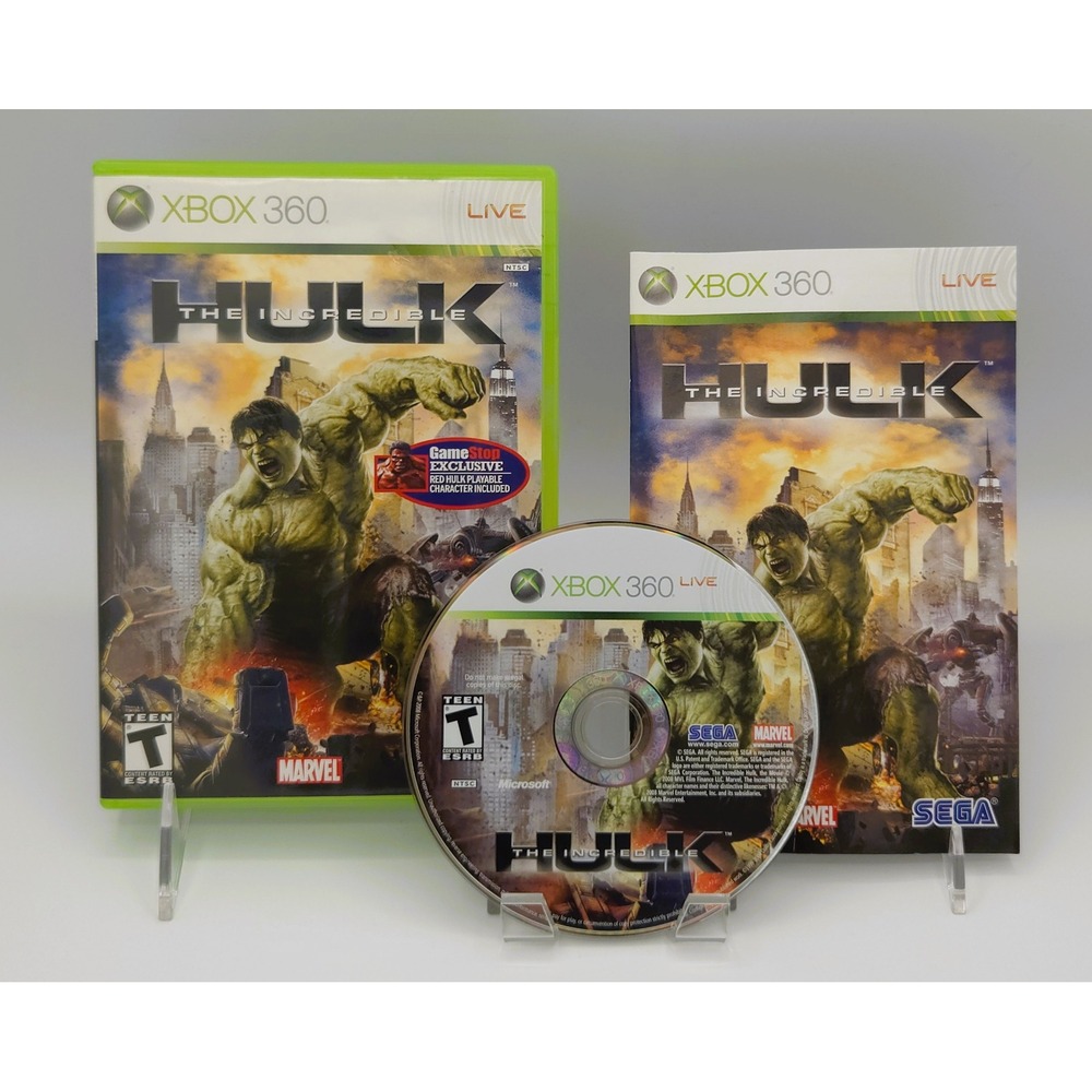The Incredible Hulk (GameStop Exclusive Red Hulk) - Xbox 360 - Complete CIB
